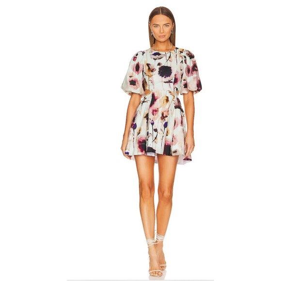 Karina Grimaldi Dresses & Skirts - Karina Grimaldi Fleur Print Dress Medium NWT